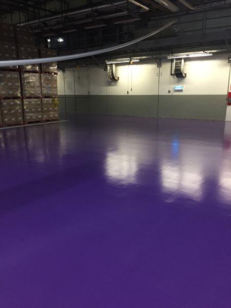 Epoxy Flooring project by Concrete Ideas Florida: Epoxy floor coating applied to a commercial or residential concrete surface.
