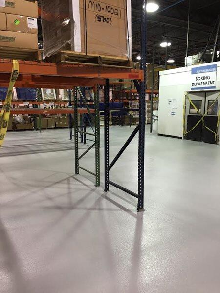 Epoxy Flooring project by Concrete Ideas Florida: Epoxy floor coating applied to a commercial or residential concrete surface.
