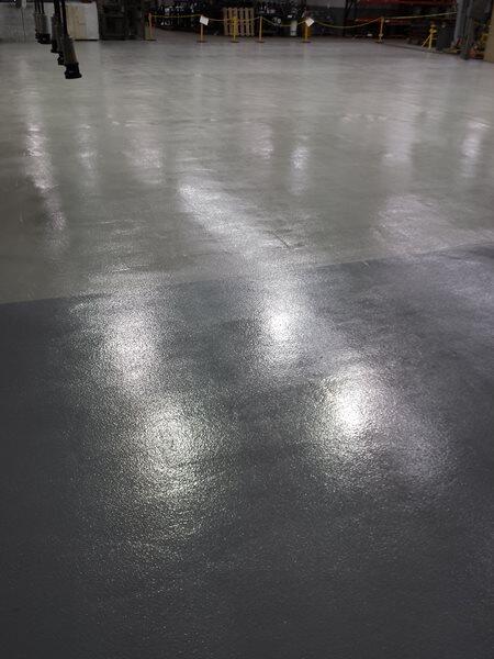 Epoxy Flooring project by Concrete Ideas Florida: Epoxy floor coating applied to a commercial or residential concrete surface.
