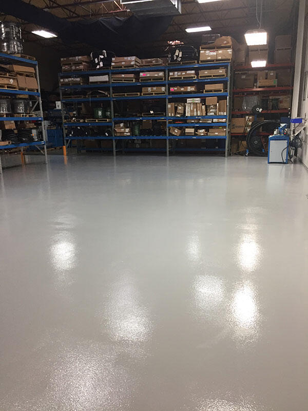 Epoxy Flooring project by Concrete Ideas Florida: Epoxy floor coating applied to a commercial or residential concrete surface.