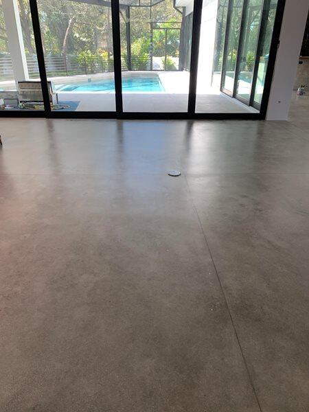 Sealed Concrete project by Concrete Ideas Florida: Concrete sealer applied to a commercial floor for protection and sheen.