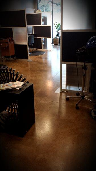 Stained Concrete project by Concrete Ideas Florida: Stained concrete in a commercial or residential interior setting.