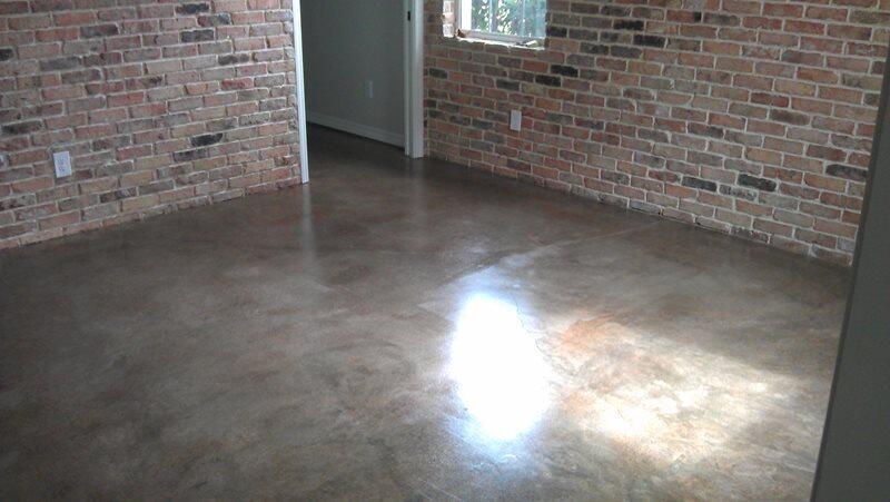 Stained Concrete project by Concrete Ideas Florida: Stained concrete in a commercial or residential interior setting.